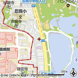 パークタワー上野池之端周辺の地図