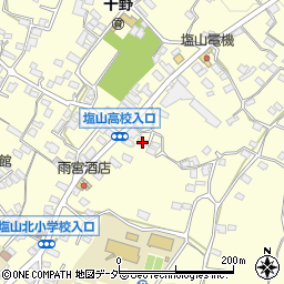 山梨県甲州市塩山千野3570周辺の地図