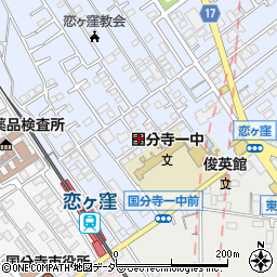 ローザ恋ヶ窪周辺の地図