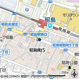 駅南口周辺の地図