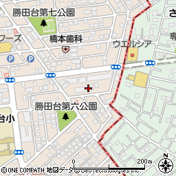 日本ホーリネス教団勝田台キリスト教会周辺の地図