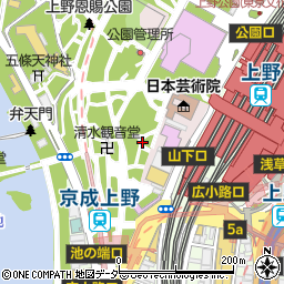 デリフランス 京成上野店周辺の地図