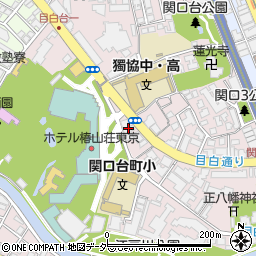 東京都文京区関口2丁目8-4周辺の地図