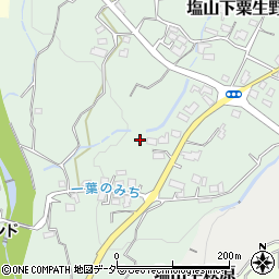 山梨県甲州市塩山下粟生野757周辺の地図