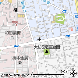 東京都江戸川区松本1丁目1-25周辺の地図