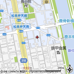 東京都江戸川区松本2丁目4周辺の地図