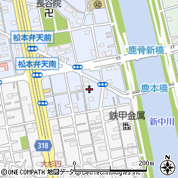 東京都江戸川区松本2丁目5-10周辺の地図