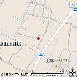 山梨県甲州市塩山上井尻1542周辺の地図