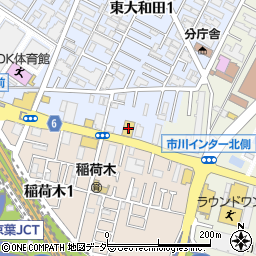 かっぱ寿司市川東大和田店周辺の地図