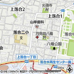 東京都新宿区上落合1丁目27-17周辺の地図