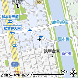 東京都江戸川区松本2丁目5-12周辺の地図