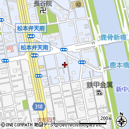 東京都江戸川区松本2丁目4-15周辺の地図