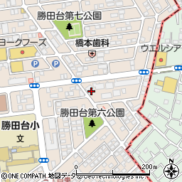 グリーンハイツ勝田台周辺の地図