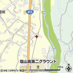 山梨県甲州市塩山千野146-1周辺の地図