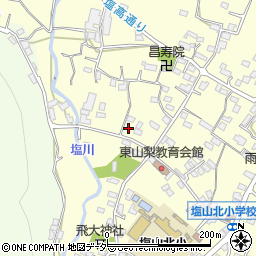 山梨県甲州市塩山千野3347周辺の地図