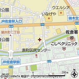 千葉県佐倉市鏑木町490周辺の地図