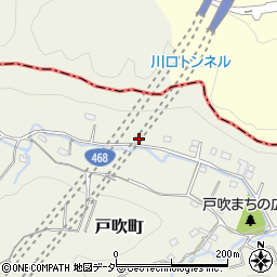東京都八王子市戸吹町578周辺の地図