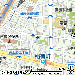 ホテルマイステイズ上野入谷口周辺の地図
