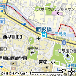 ライオンズマンション西早稲田周辺の地図