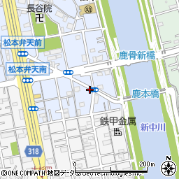 東京都江戸川区松本2丁目5-11周辺の地図