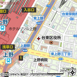 ペットサロンＬｉｂｏｎ上野店周辺の地図