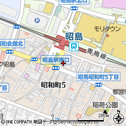 ドラッグセイムス昭島駅前薬局周辺の地図