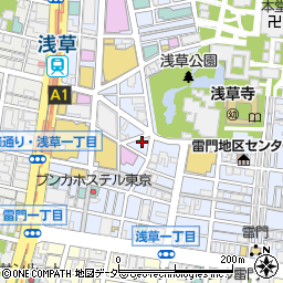 浅草国際酒場周辺の地図