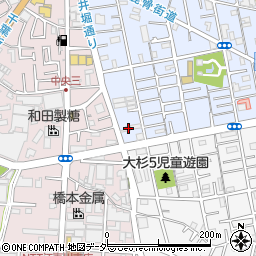 東京都江戸川区松本1丁目1-2周辺の地図