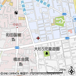 東京都江戸川区松本1丁目1-22周辺の地図