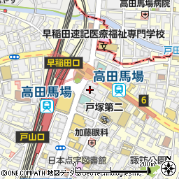 ドン・キホーテ高田馬場駅前店周辺の地図