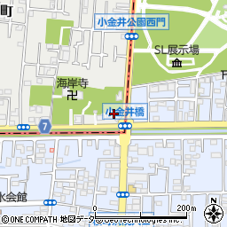 ａｐｏｌｌｏｓｔａｔｉｏｎセルフ小金井橋ＳＳ周辺の地図