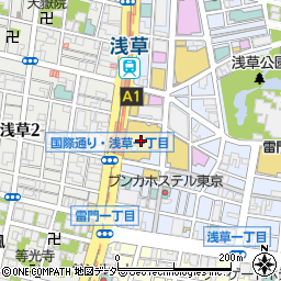 ジンズ　浅草ロックス店周辺の地図
