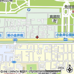 東京都小金井市関野町2丁目3-1周辺の地図