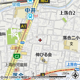 東京都新宿区上落合2丁目23周辺の地図
