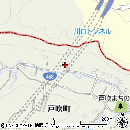 東京都八王子市戸吹町580周辺の地図