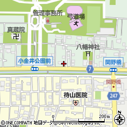 東京都小金井市関野町1丁目6-4周辺の地図