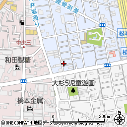 東京都江戸川区松本1丁目5-3周辺の地図