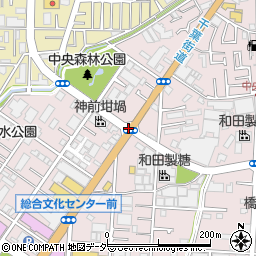 小松川親水公園入口周辺の地図