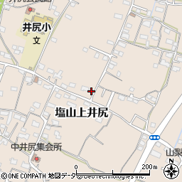 山梨県甲州市塩山上井尻1592周辺の地図