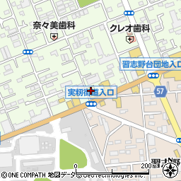 千葉トヨペット　習志野店周辺の地図