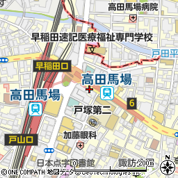 家庭教師の早稲田アシスト周辺の地図