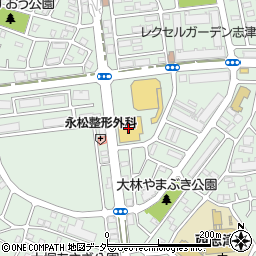 佐倉市立志津図書館周辺の地図