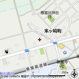 千葉県船橋市米ヶ崎町周辺の地図