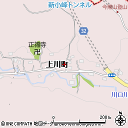 東京都八王子市上川町386周辺の地図