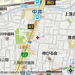 東京都新宿区上落合2丁目22-3周辺の地図