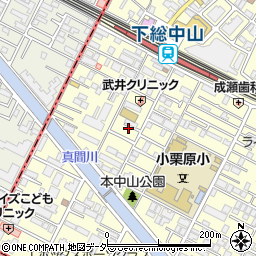 千葉県船橋市本中山3丁目19-5周辺の地図