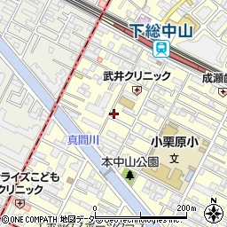 千葉県船橋市本中山3丁目19-10周辺の地図
