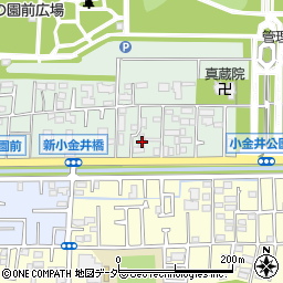 東京都小金井市関野町2丁目3-3周辺の地図