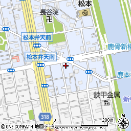 東京都江戸川区松本2丁目4-9周辺の地図