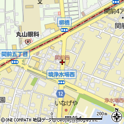 関前四周辺の地図